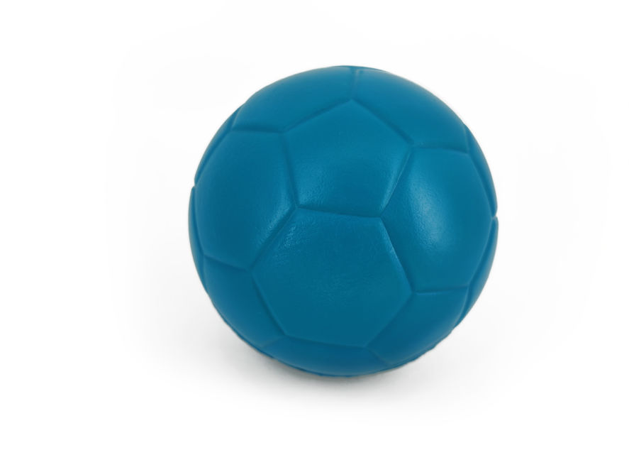 Ballon de football en mousse 15cm - Turquoise au meilleur prix