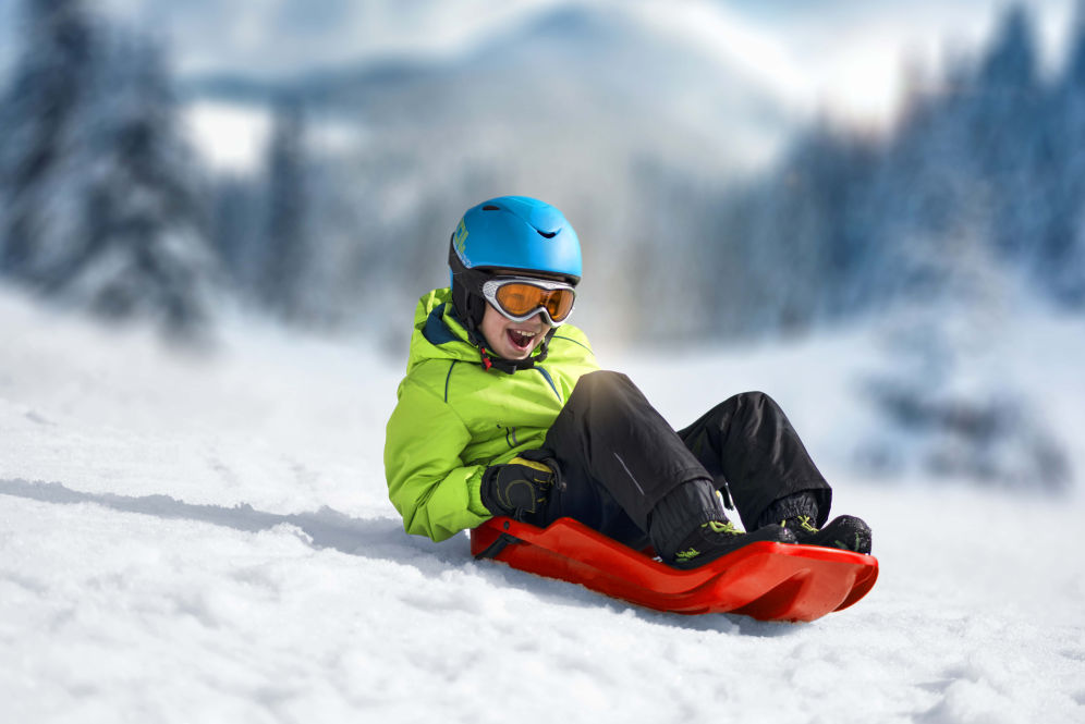 Luge pour enfant avec freins - Fun Snow RSX-300 - Couleurs au choix !